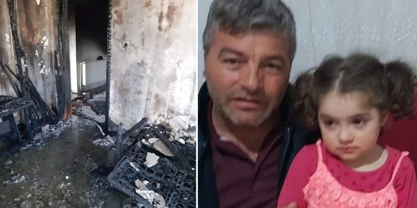 Kırşehir'de yangın faciası: Anne 2 çocuğunu balkondan atarak kurtardı! 3 yaşındaki kızı öldü...