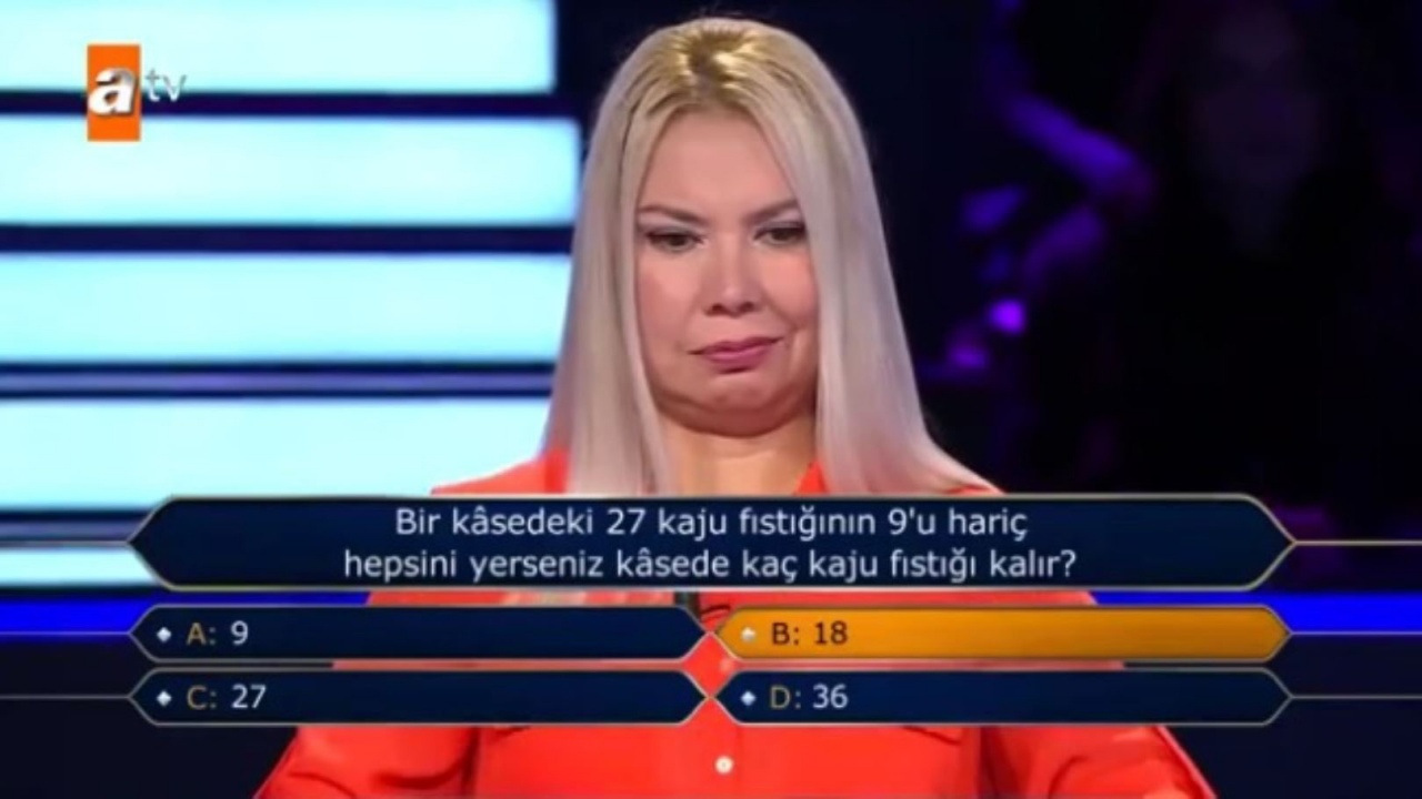 Kim Milyoner Olmak İster'de Yatırım Uzmanını Rezil Eden Kaju Sorusu!