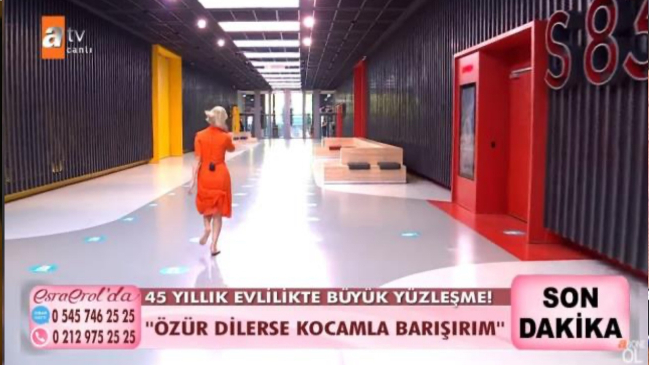 Esra Erol konuğunu ikna edemedi: Yalınayak peşinden koştu