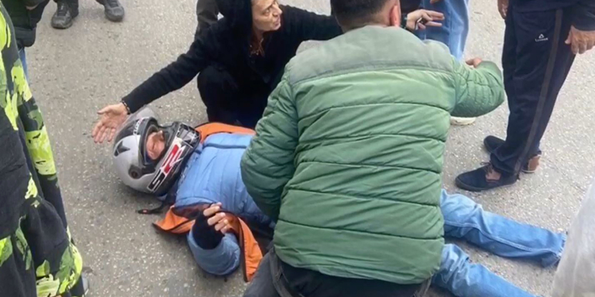Yıldız Tilbe kaza yaptı, çarpıştığı motosikletlinin başından ayrılmadı
