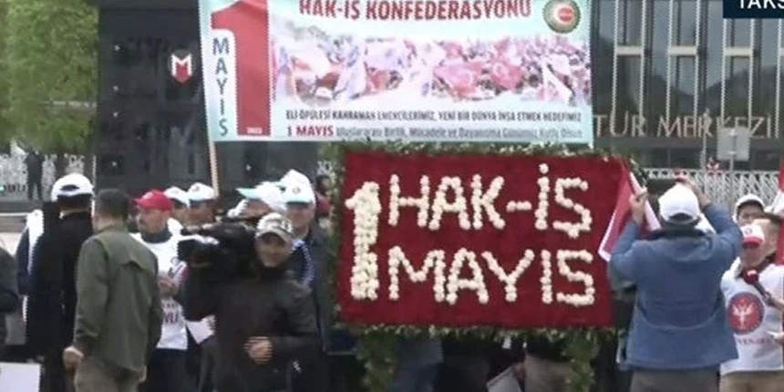 Taksim'de 1 Mayıs hareketliliği: Sendikalar küçük gruplar halinde geldi