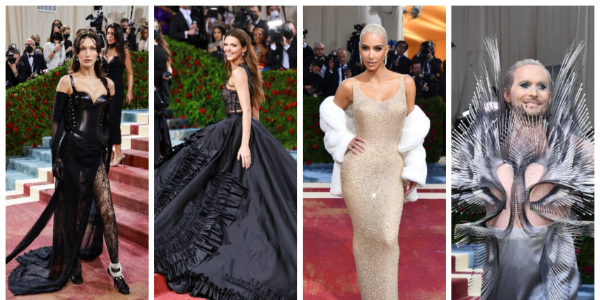 Met Gala 2022 gerçekleşti! Kim Kardashian kostümüyle kırmızı halıya damga vurdu