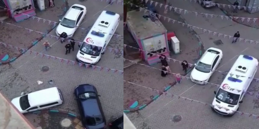 Alkollü kadın polisi çileden çıkardı: Bütün çabalara rağmen ambulansa binmedi