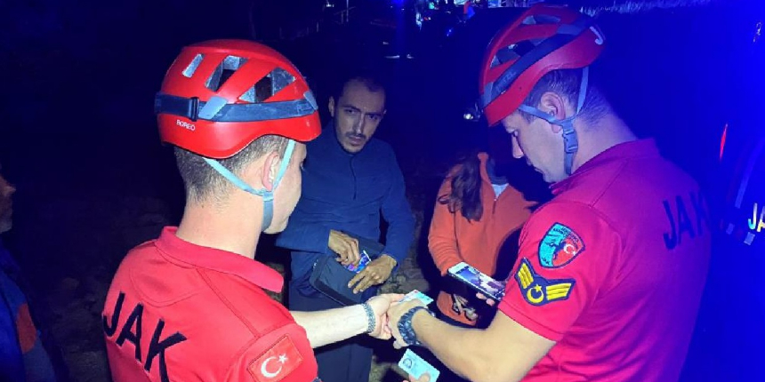 Tarihi Likya Yolu'nda kaybolan çift bulundu