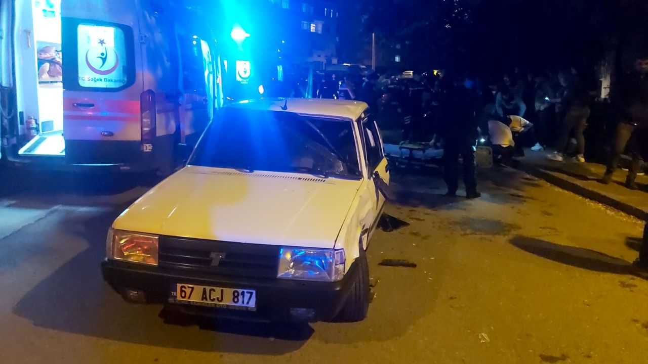 Alkollü motor sürücüsü kaza yaptı; 3 yaralı var