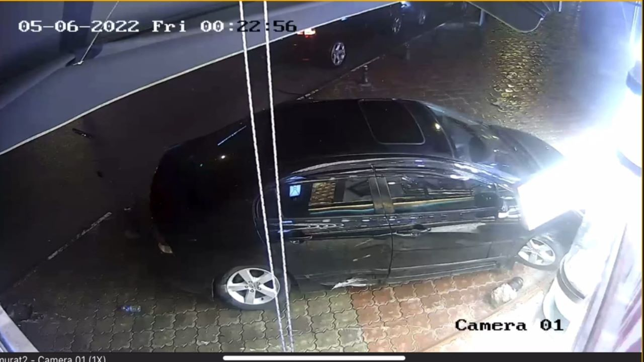 Safranbolu'da ehliyeti olmayan alkollü sürücü 2 araca çarptı
