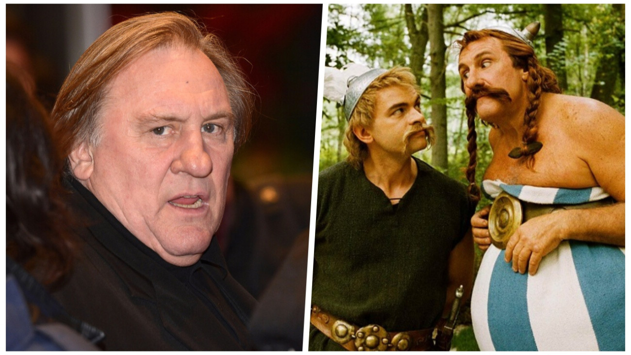 Türkiye'ye gelen ünlü aktör Gerard Depardieu yapım aşamasındaki yatı hakkında mühendislerden bilgi aldı