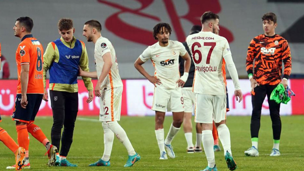 Süper Lig'de Başakşehir ile golsüz berabere kalan Galatasaray iki maçtır kazanamıyor