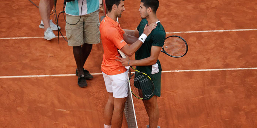 Novak Djokovic'i 2-1 yenen 19 yaşındaki genç tenisçi Carlos Alcaraz Madrid'de finale yükseldi