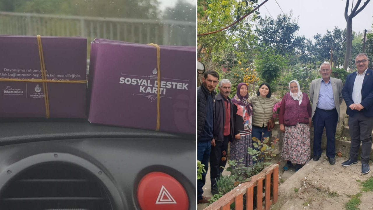İBB bütçesinden Trabzonlulara sosyal yardım kartı dağıtıldı: Yavuz Saltık gururla paylaştı!
