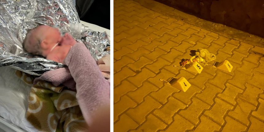 Vicdansız anne! Sokakta doğurduğu bebeğini poşete koyup terk etti