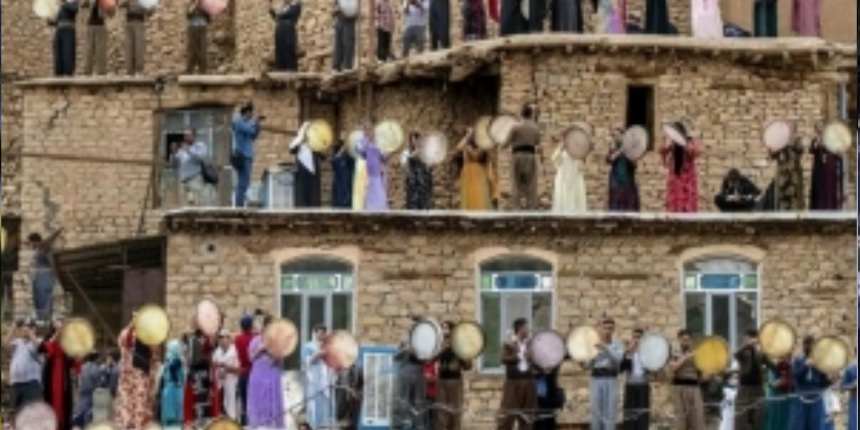 Halepçe'deki bayram kutlaması izleyenleri hayran bıraktı