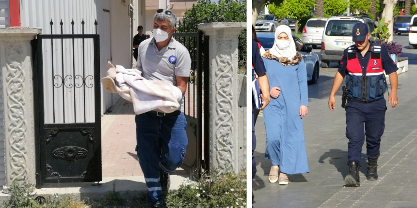 2 yaşındaki bebeğini bıçaklayan cani anne tutuklandı
