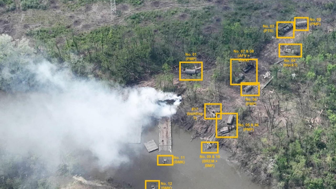 Ukrayna, nehri geçmeye çalışan Rus askerlerini pusuya düşürdü!
