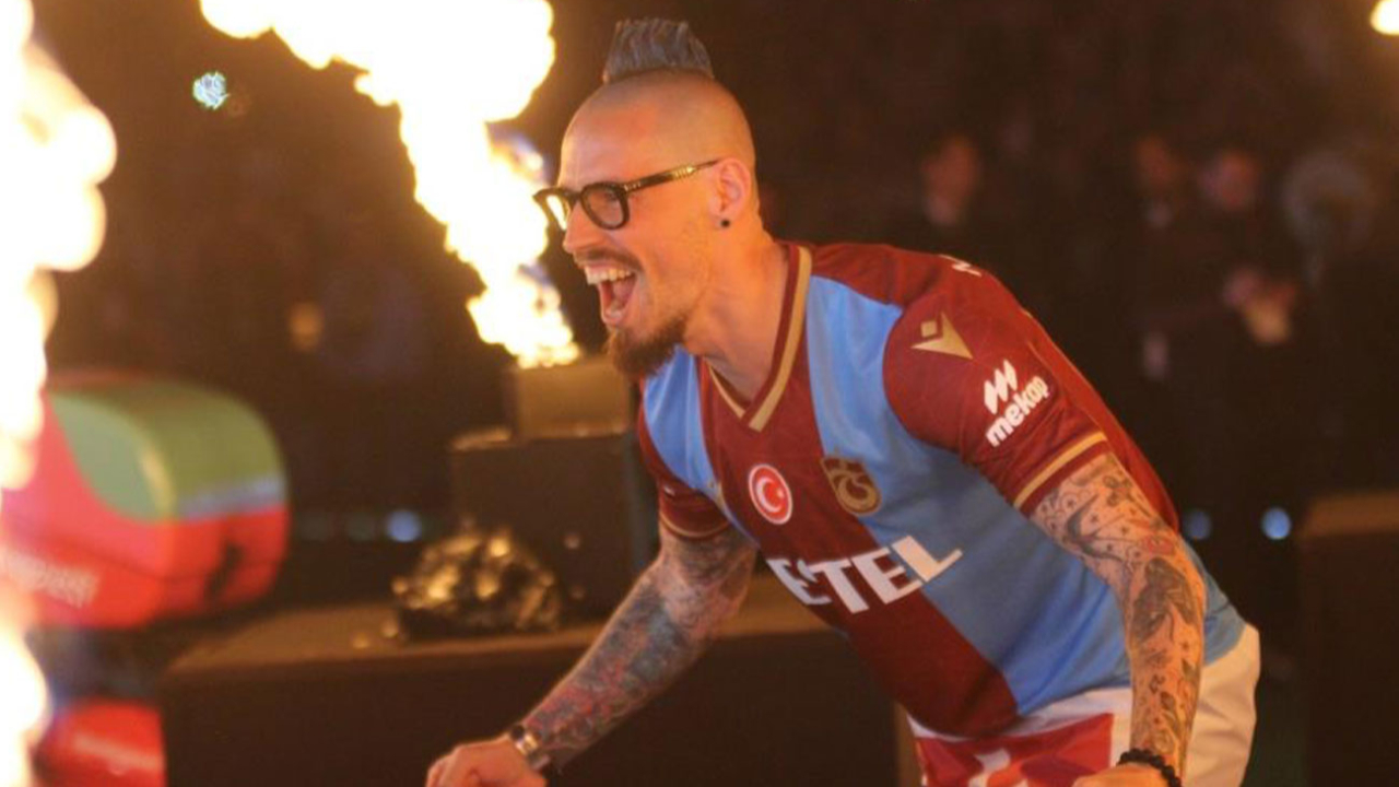 Trabzonspor'un Slovak futbolcusu Marek Hamsik: Şampiyonluğu hak ettik
