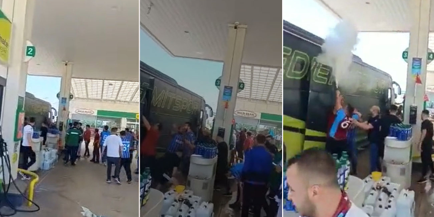 Fenerbahçeli taraftarların otobüsüne Osmangazi Köprüsü'nde sopalı, bıçaklı, yangın tüplü saldırı! Kulüpten resmi açıklama