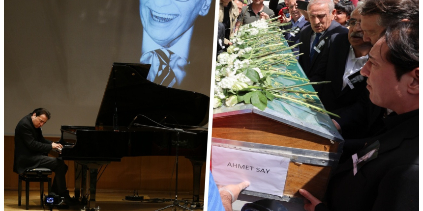 Fazıl Say’ın babası müzikolog ve yazar Ahmet Say dualarla son yolculuğuna uğurlandı