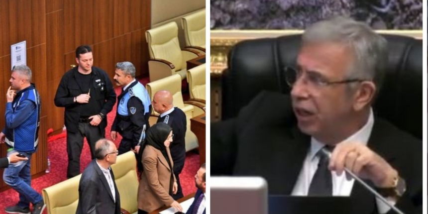 Ankara Büyükşehir Belediyesi’nde Mansur Yavaş zorbalığı! Zabıtalarla attırmaya çalıştı