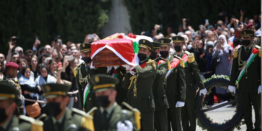 İsrail askerleri tarafından öldürülen Aljazeera muhabiri Şirin Ebu Akile için resmi tören düzenlendi