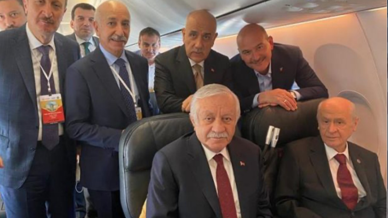 Rize-Artvin Havalimanı açılışı öncesi Devlet Bahçeli ile Süleyman Soylu birlikte fotoğraf verdi