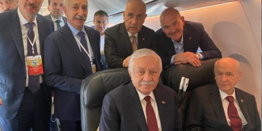 Rize-Artvin Havalimanı açılışı öncesi Devlet Bahçeli ile Süleyman Soylu birlikte fotoğraf verdi