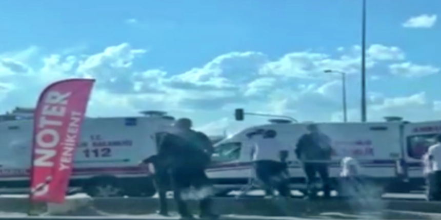 Ankara'da feci trafik kazası: 1 ölü, 4 yaralı