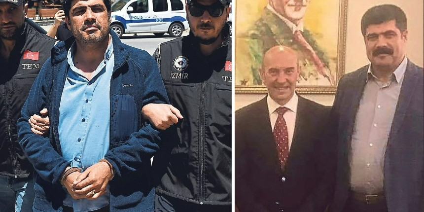 Belediyede çalışan ve Tunç Soyer ile fotoğrafı olan PKK'nın mali yöneticisi yakalandı
