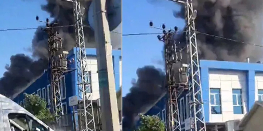 Arnavutköy'de çıkan yangın etraftaki fabrikalara da sıçradı! İşte olay yerinden ilk görüntüler...