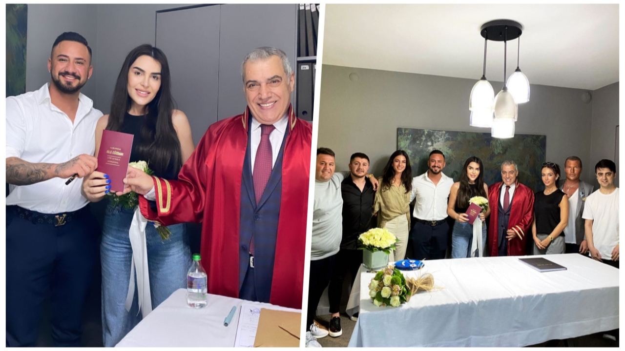 Geçen yıl boşanmışlardı... Selin Ciğerci ile Gökhan Çıra ikinci kez evlendi
