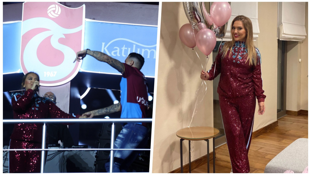 Demet Akalın, Trabzonspor taraftarını kırmadı... Kutlamalarda giydiği takımı saatler içinde hazırlattı