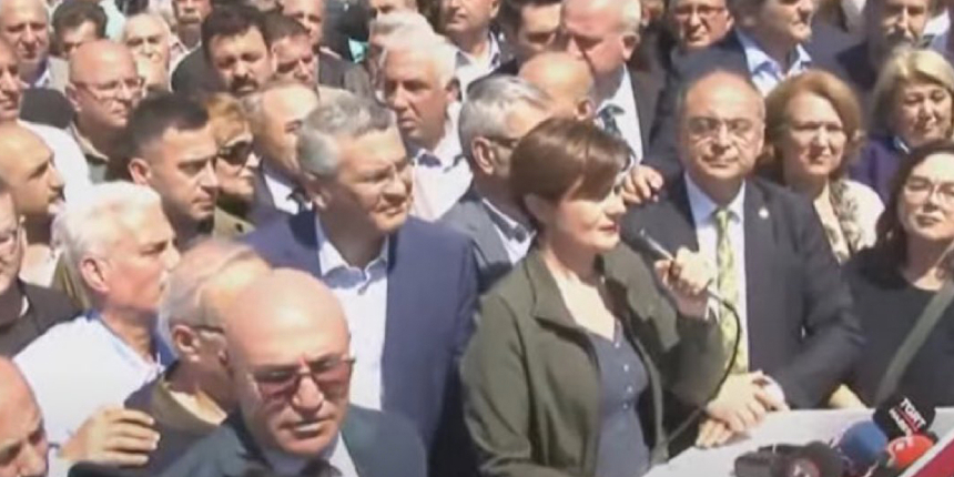 Siyasi yasaklı Kaftancıoğlu ve CHP'liler Atatürk Havalimanı'na gitti: Polisle karşı karşıya geldiler