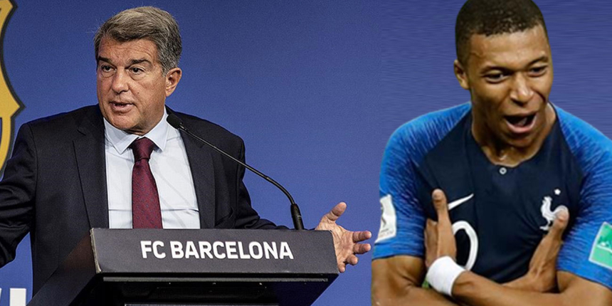 Barcelona Kulübü Başkanı Joan Laporta: Fransız yıldız futbolcu Kylian Mbappe yıllık 50 milyon Euro istiyor