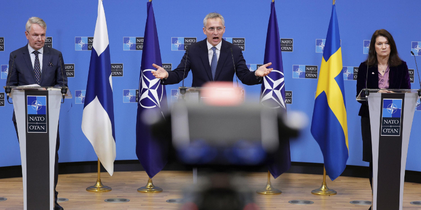 Finlandiya ve İsveç temsilcileri yarın NATO Genel Sekreteri Stoltenberg ile görüşecek