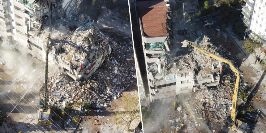 İzmir'de 11 kişiye mezar olan Yılmaz Erbek Apartmanı davasında  8 sanık için 3 yıldan 20 yıla kadar hapis istemi!