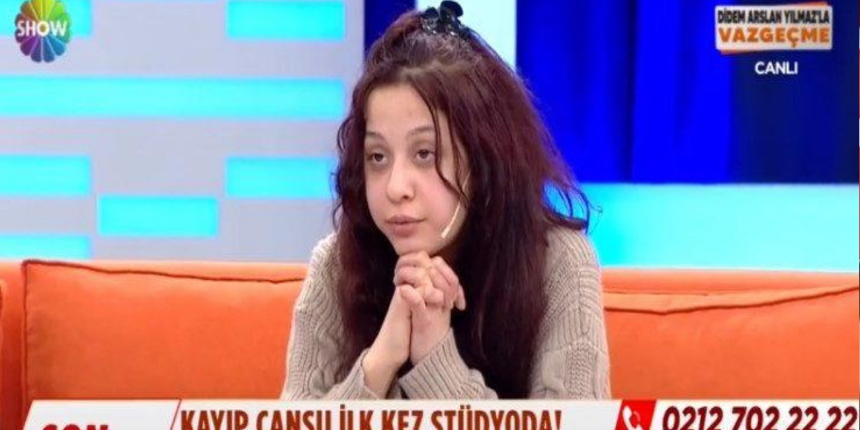 İkinci defa evden kaçan Cansu, Didem Aslan'ın programında bulundu