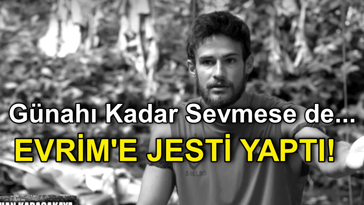 Survivor Batuhan Karacakaya Günahı Kadar Sevmediği Evrim Keklik'e Jest Yaptı!