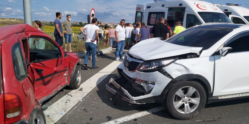 Tekirdağ’da 1 yılda meydana gelen kazalarda 54 kişi öldü