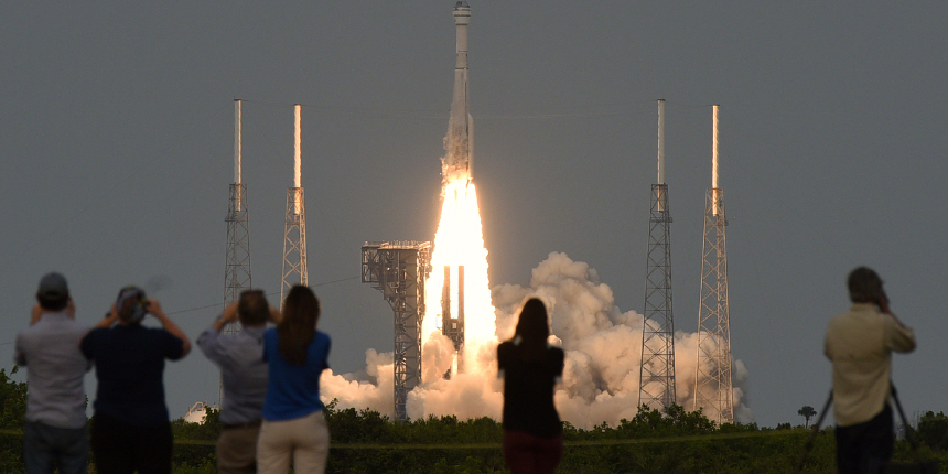 Boeing'in Starliner uzay aracını taşıyan ULA Atlas V uzay roketi fırlatıldı