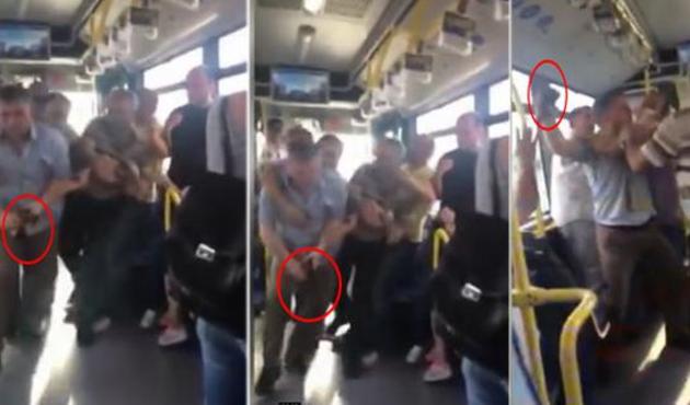 Metrobüs şoförüne silah çekti! İşte o anlar.. / VİDEO