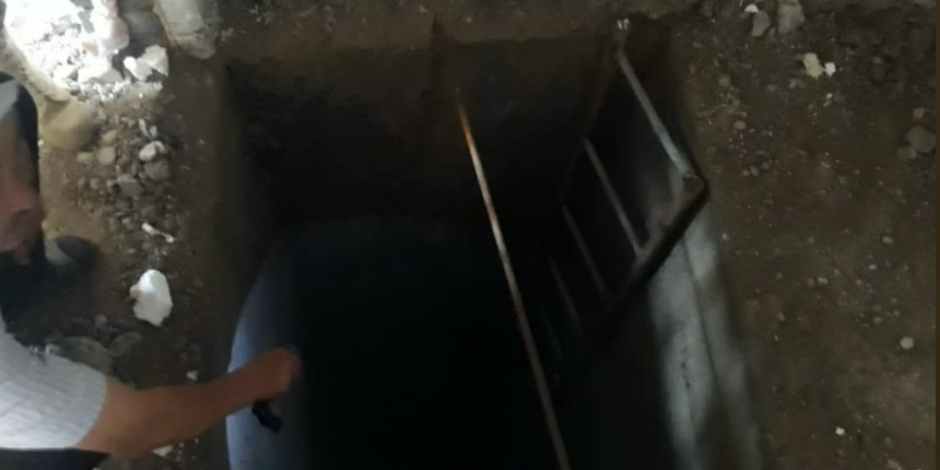 Görenler şaşıp kaldı... Sınır hattında 270 metrelik tünel...