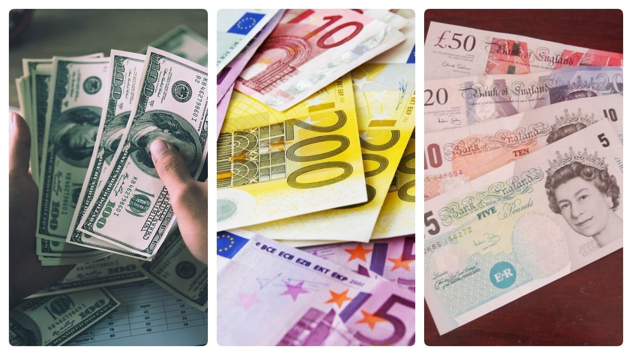 Dolar, Euro ve Sterlin'in yükselişi devam ediyor