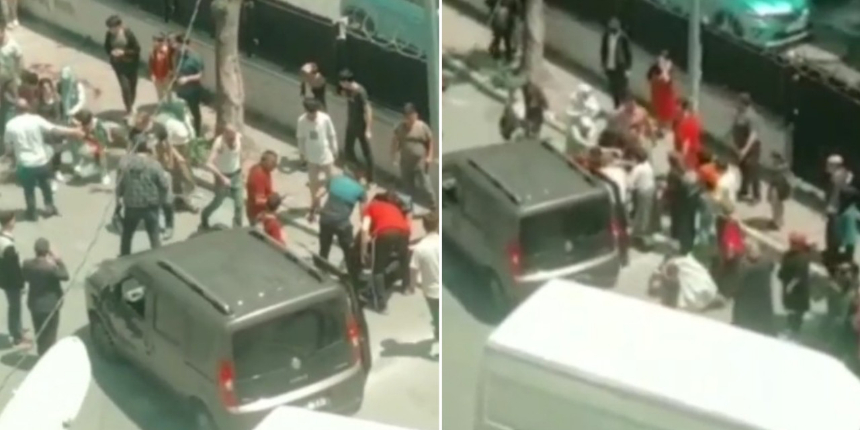 Sultangazi'de okul önünde bıçaklı kavga: Veliler de dahil oldu!