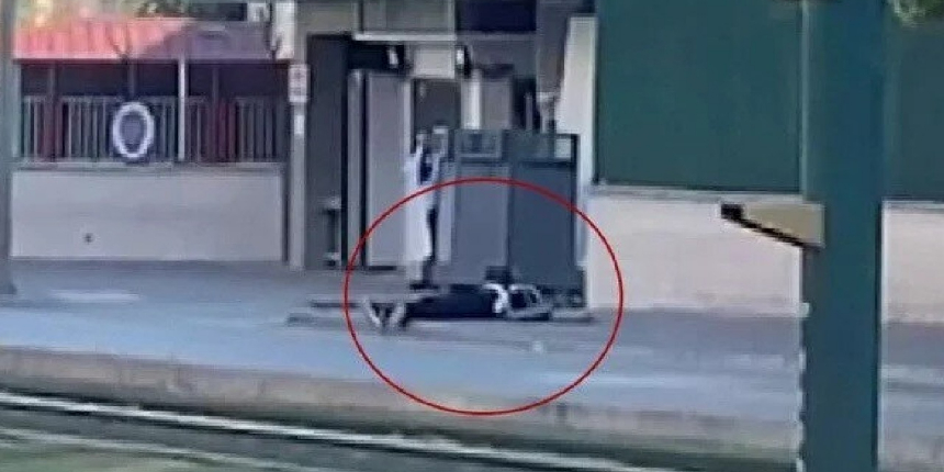 Gaziantep Emniyet Müdürlüğü önünde bir kişi vurularak etkisiz hale getirildi