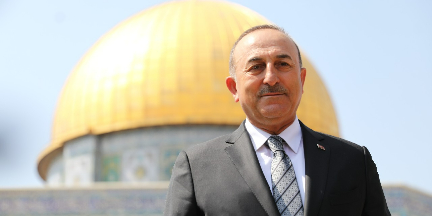 Bakan Çavuşoğlu, Mescid-i Aksa’yı ziyaret etti
