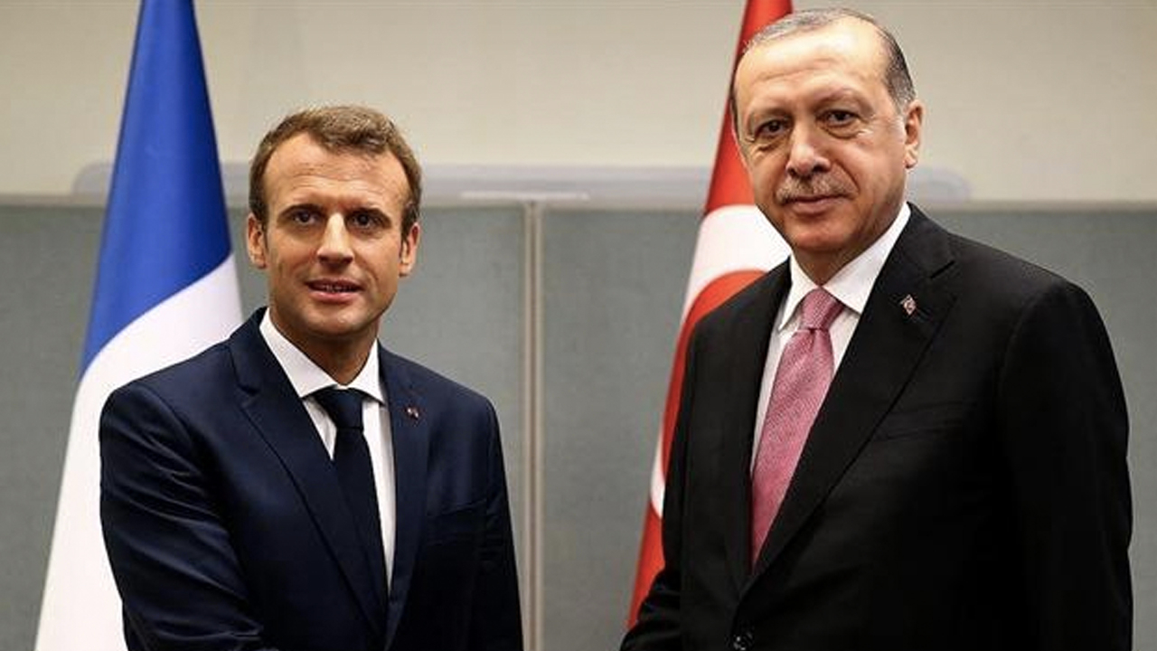 Cumhurbaşkanı Erdoğan, Macron ile görüştü