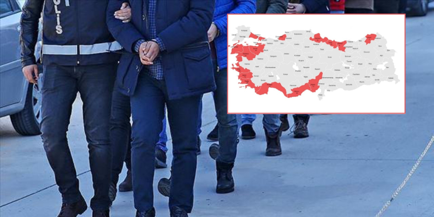 İçişleri Bakanlığı haritayla duyurdu: Suç örgütlerine yönelik 16 ilde 'Müsilaj Operasyonu'
