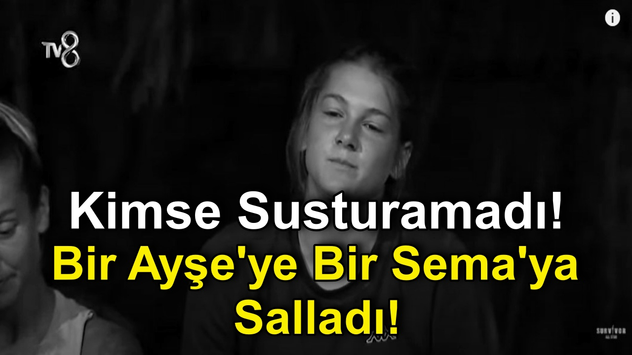 Survivor 2022'de Nisa Bölükbaşı'nı Kimse Susturamadı! bir Ayşe'ye bir Sema'ya salladı!