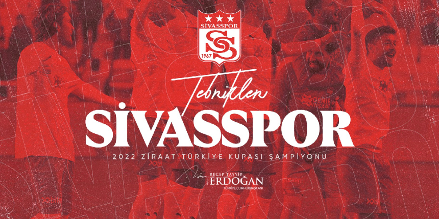 Cumhurbaşkanı Erdoğan, Türkiye Kupası'nın yeni sahibi Sivasspor’u tebrik etti