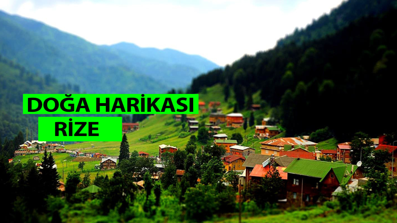 Eşsiz güzelliklerin bir araya toplandığı doğa harikası Rize