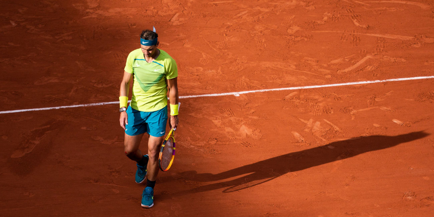 5 set sonunda rakibini 3-2 mağlup eden Rafael Nadal, Fransa Açık'ta çeyrek finale yükseldi